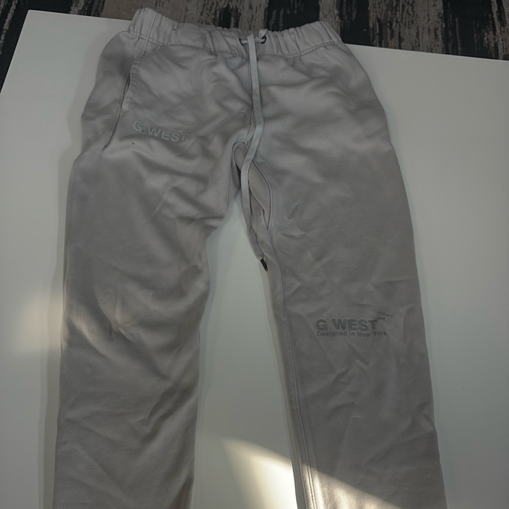 G west sweatpants men’s size medium grey